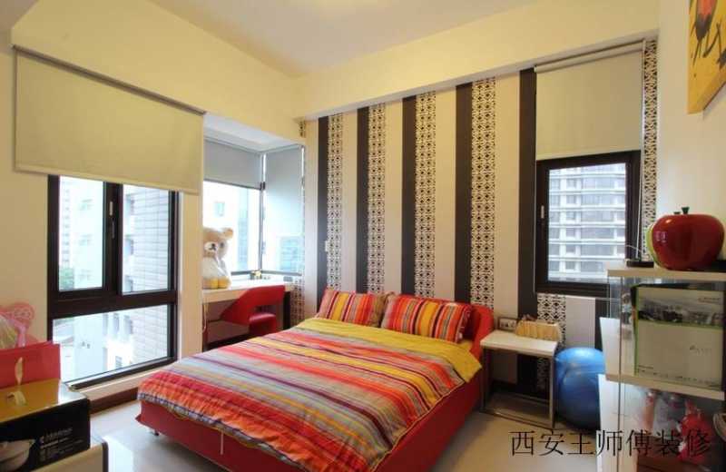 靓丽简约卧室设计装潢案例图