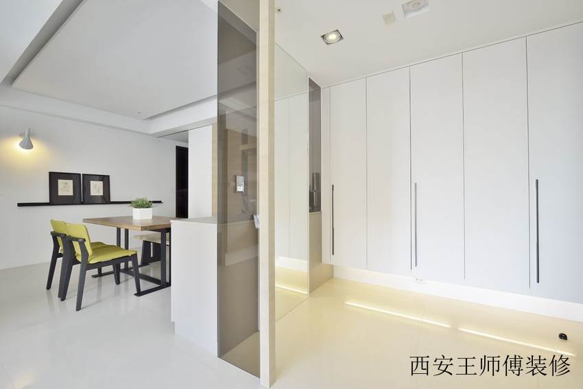 白色简约家居收纳柜设计