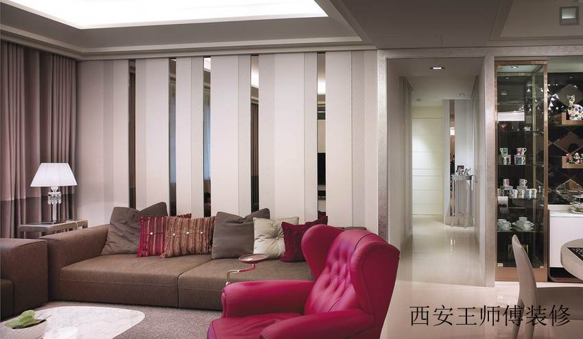 现代家居沙发背景墙效果图
