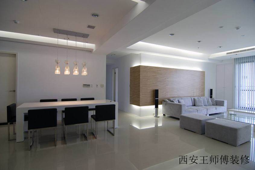 黑白简约家装餐厅装修图