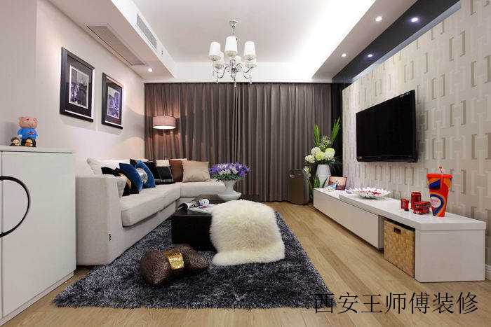 时尚现代装修客厅整体效果图