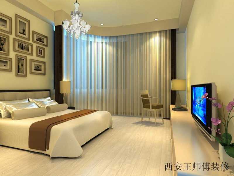 时尚现代卧室窗帘装饰欣赏