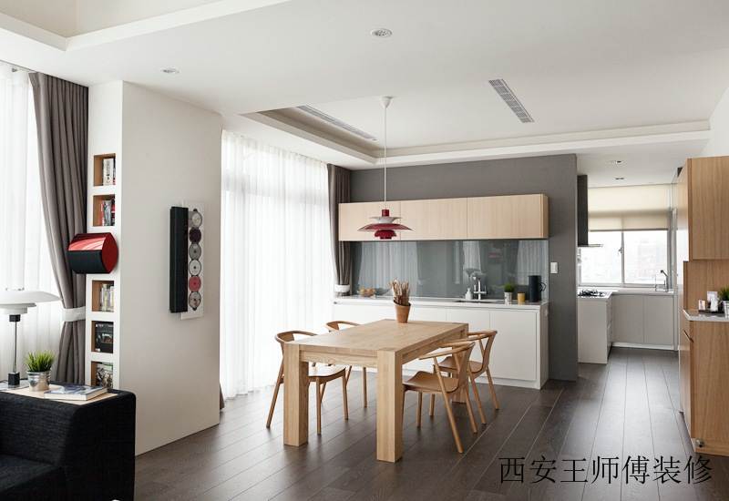 简约现代装修风格餐厅整体效果图