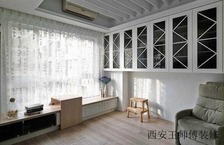 时尚北欧家居室内飘窗台面设计