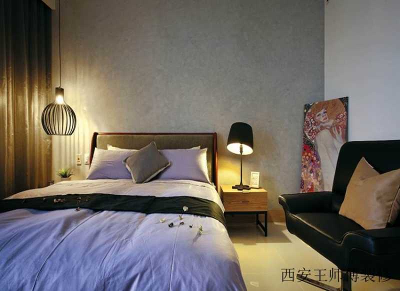简约现代卧室波普艺术画欣赏
