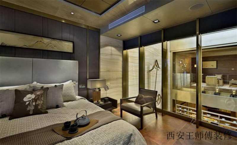 中式风格卧室装修效果图