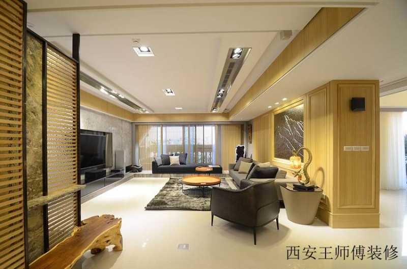 高档时尚现代别墅客厅案例图