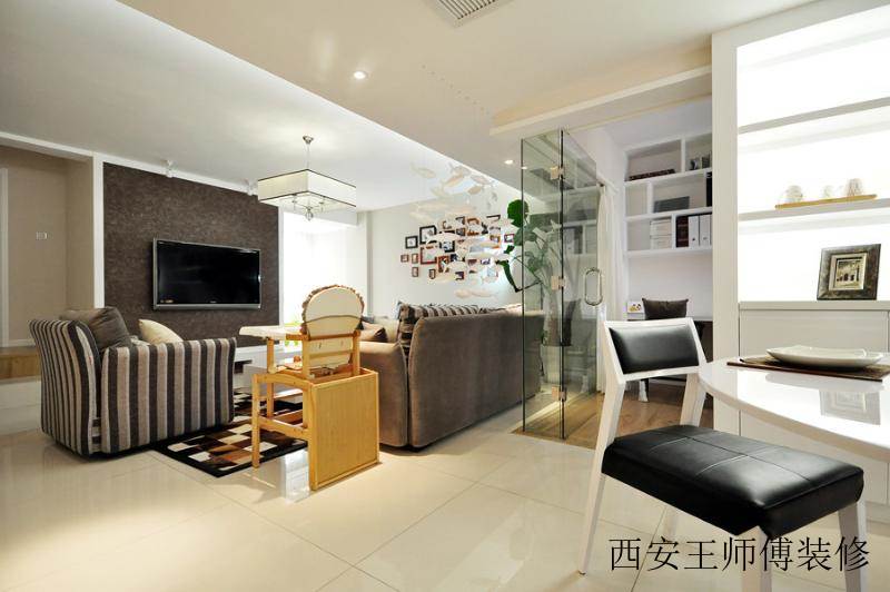 简约时尚家居玻璃隔断设计