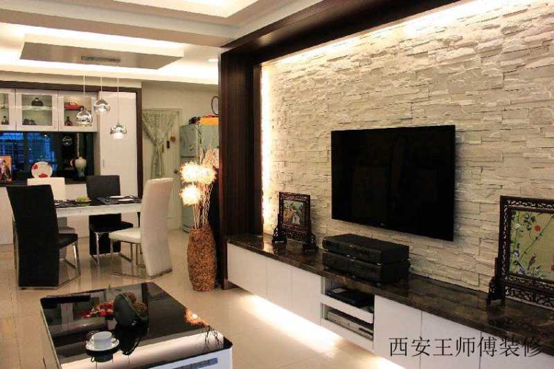 时尚现代装修 客厅电视背景墙效果图