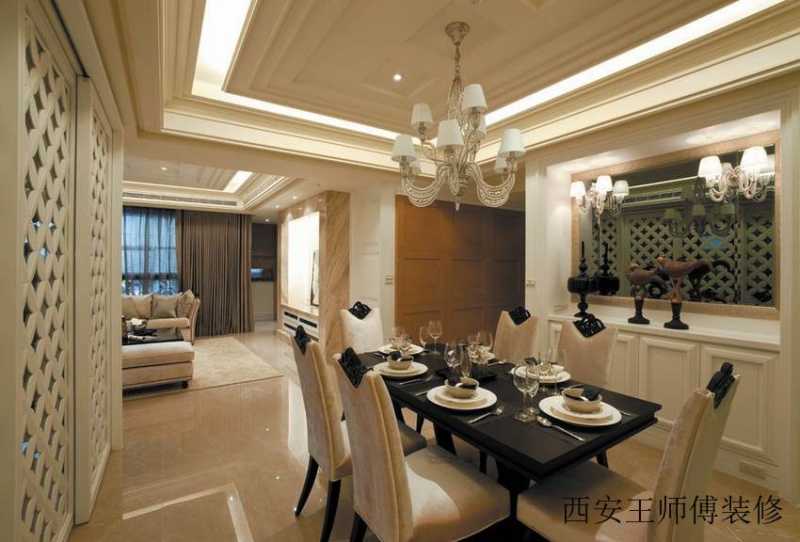 低奢新古典餐厅吊灯装饰欣赏