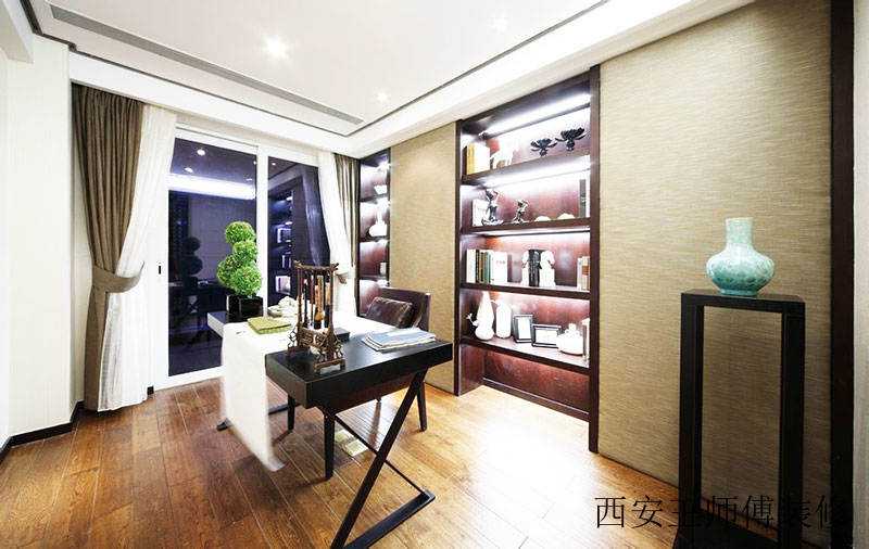 典雅大气新中式书房设计图片