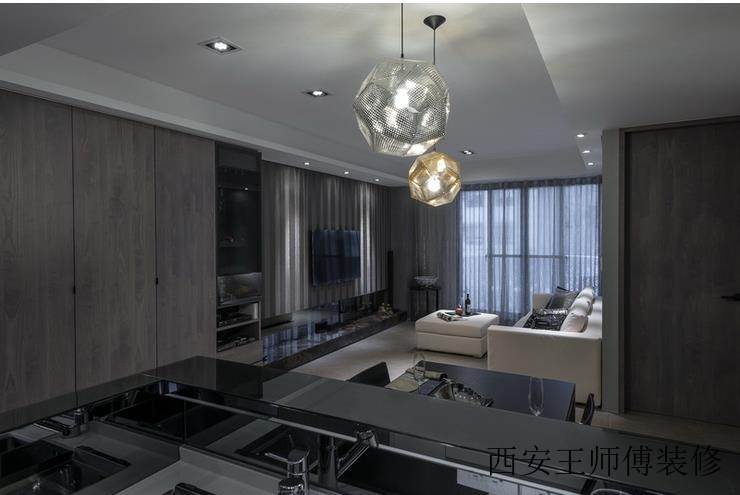 简约现代装修餐厅吊灯设计