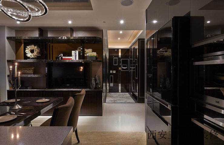 摩登现代家居餐厅局部图