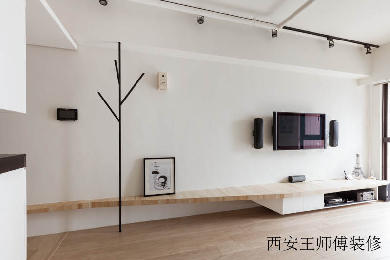 简约家居背景墙装潢图