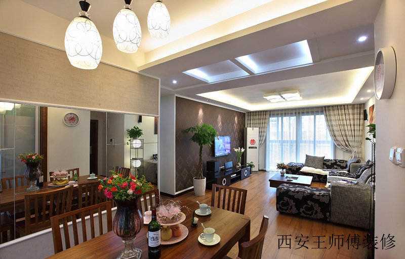 简约现代家居室内吊顶设计装修效果图