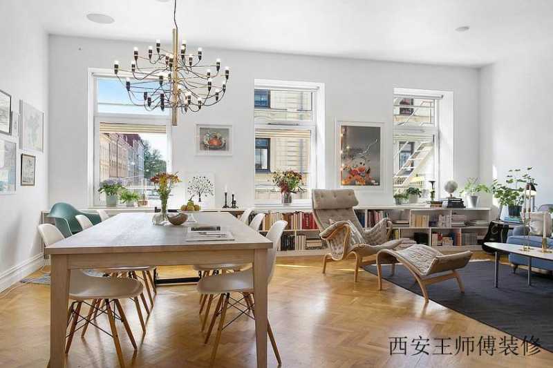 简约现代餐厅灯饰效果图