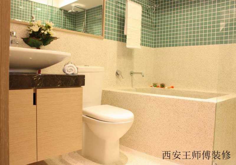 简约现代家装小卫生间装修图