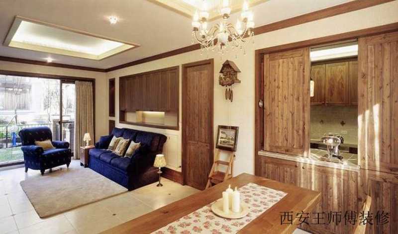 古朴美式装修风格别墅设计装潢图片