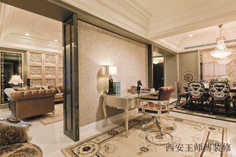欧式奢华风格办公区装修设计图