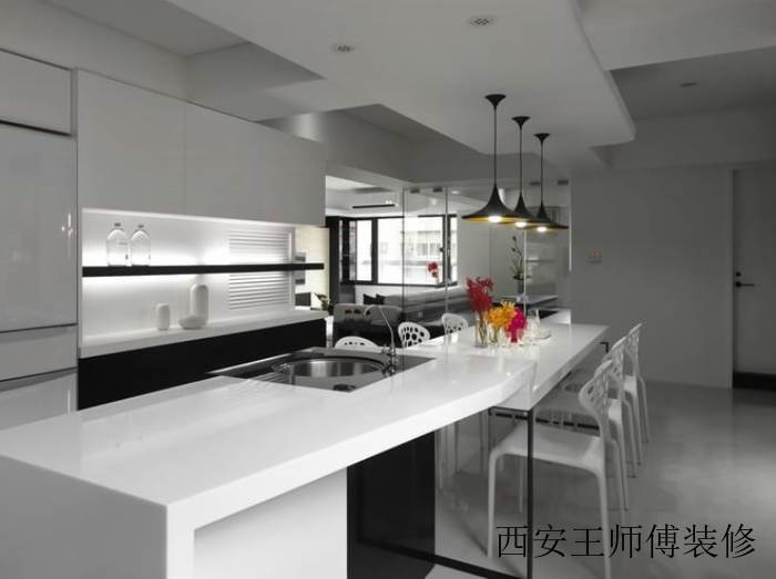 时尚现代简约设计餐厅吧台设计
