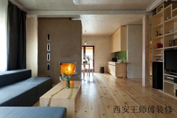 原木韵味北欧设计装修风格复式家装效果图