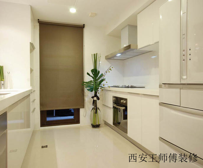 白色现代家居厨房效果图