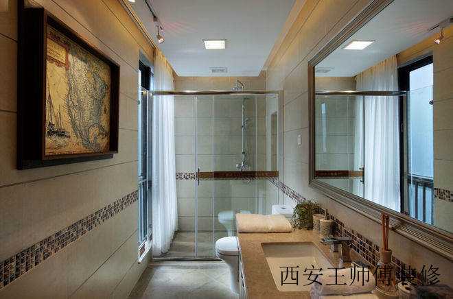 时尚新古典卫生间装修效果图