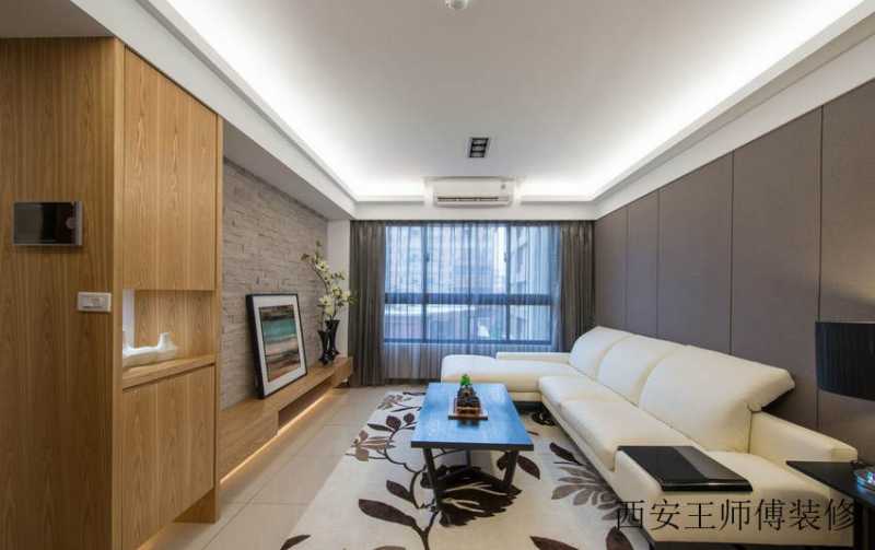 简约家居客厅吊顶效果图