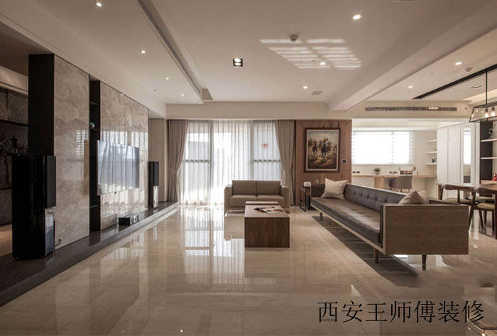 简约现代大三居空间设计