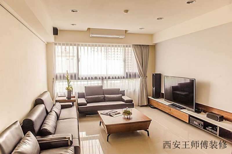 休闲美式二居客厅装修图