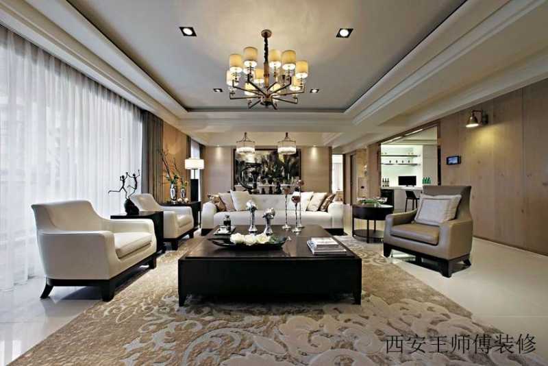 小情调简欧式风格客厅装修效果图