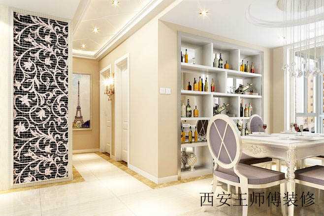 华丽大气简欧风 过道吊顶效果图