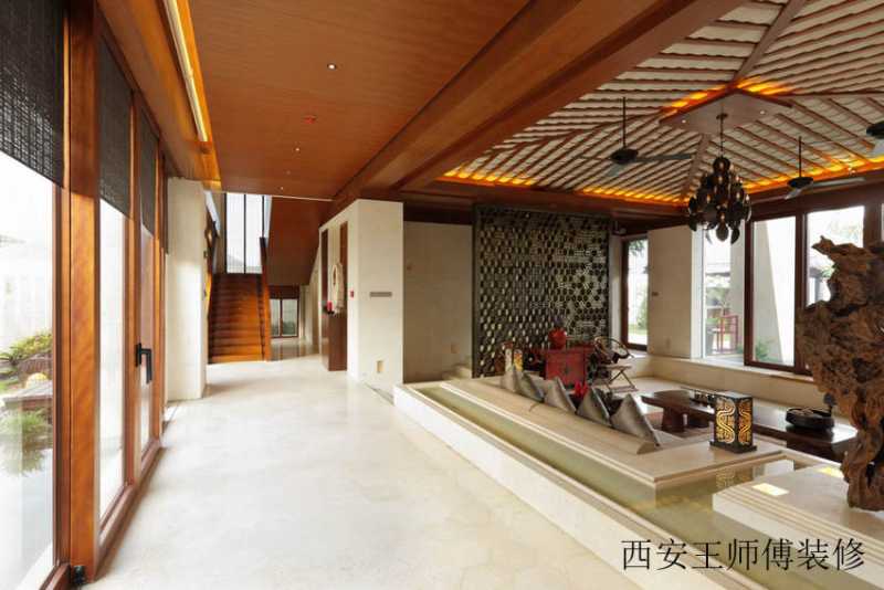 风雅异域东南亚装饰风格别墅室内过道设计图片