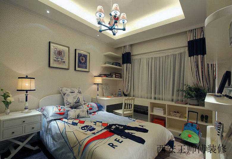 时尚混搭地中海风格儿童房设计装修图
