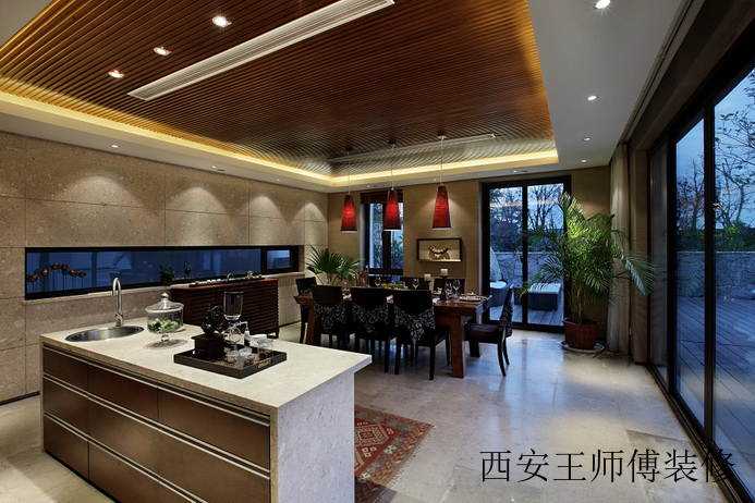 前卫时尚现代风格别墅餐厅设计装潢图片