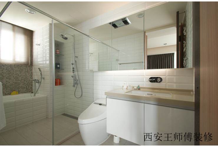 现代简约风卫生间隔断图