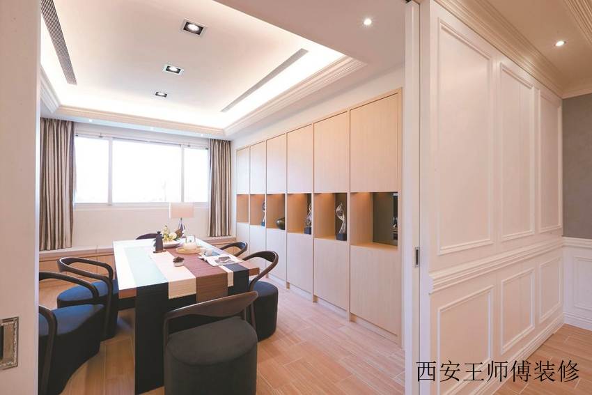 时尚简欧风格餐厅设计装修图