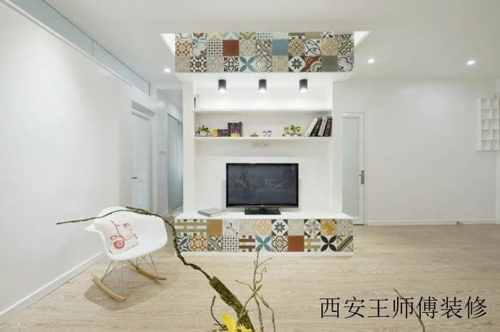 简约北欧电视背景墙设计