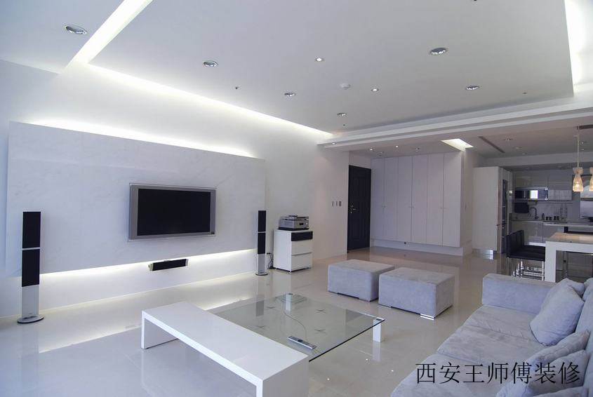 家装客厅简约电视背景墙设计