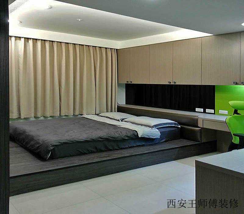 后现代风家居地台床设计