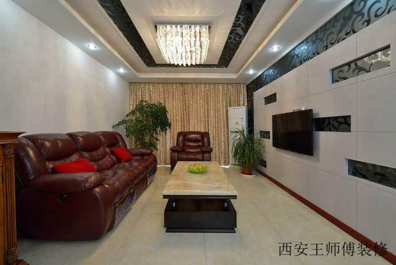 时尚现代设计 客厅电视背景墙装饰欣赏