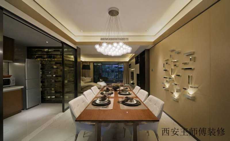 时尚现代三居餐厅装修图