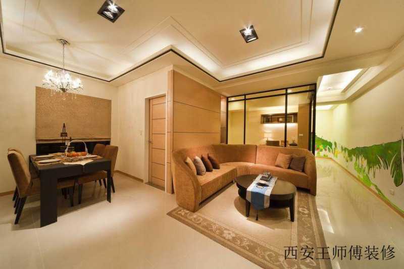 现代三居客餐厅吊顶鉴赏