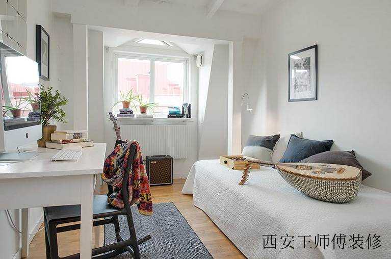 宁静北欧风格公寓书房装修效果图