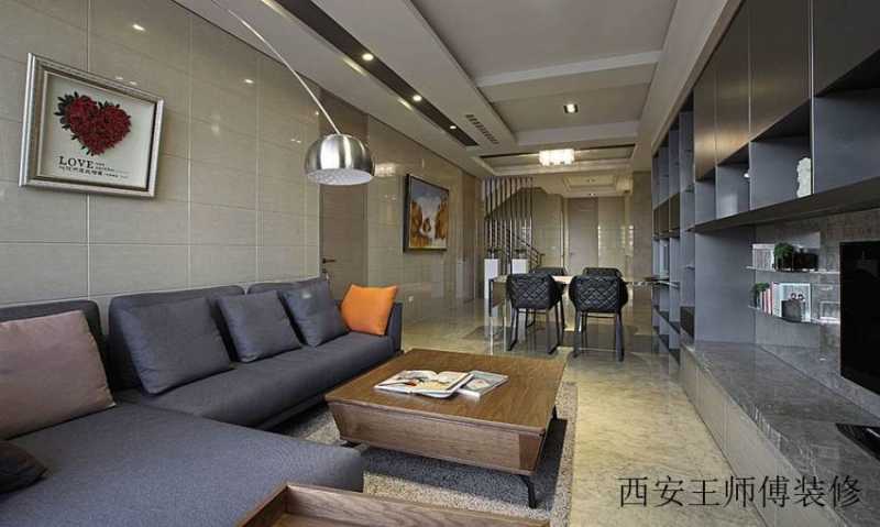 后现代混搭客餐厅吊顶设计