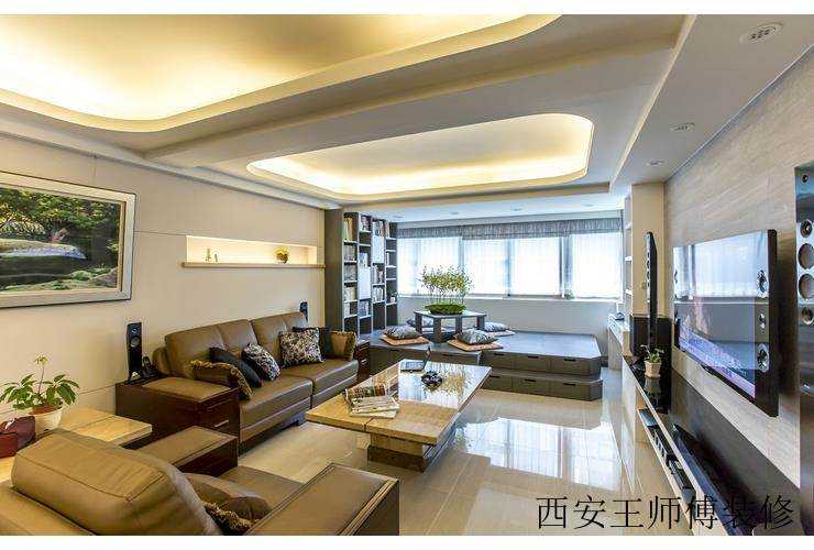 简约时尚现代客厅室内设计装修效果图