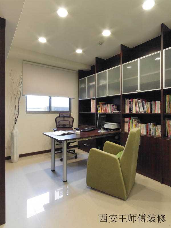 简约时尚现代书房装饰欣赏图
