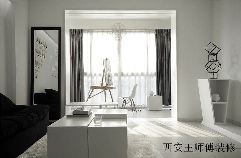 时尚美观简约纯净阳光阳台设计效果图