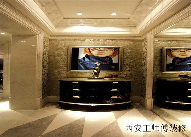 潮流欧式风格玄关设计装修欣赏图片