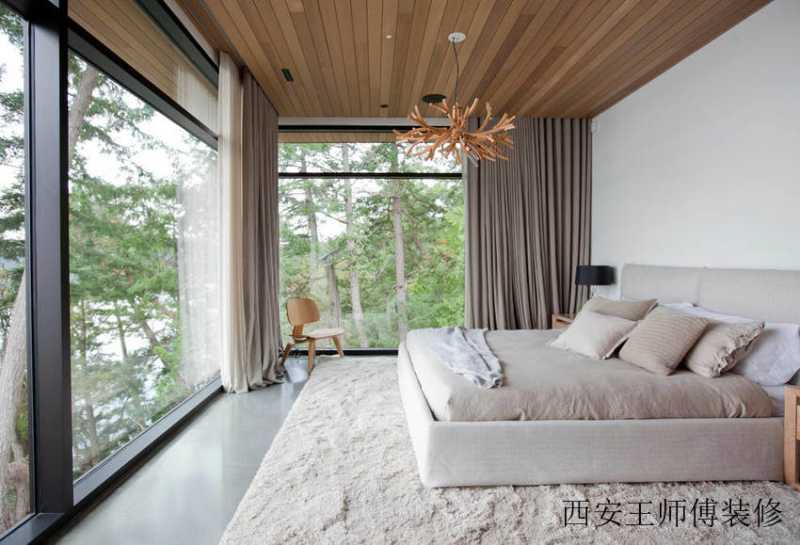 美式设计别墅卧室效果图